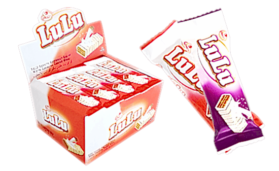 LULU White Cocolin Coated Cocoa Lined Wafers